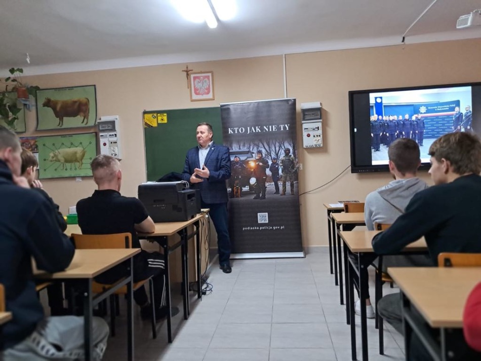 Spotkanie z przedstawicielami Komendy Wojewódzkiej Policji w Białymstoku